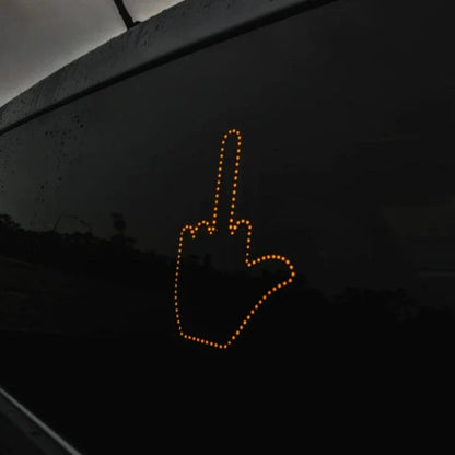 Attention-Grabbing Gesture Light: Illuminate Your Driving Expressions with 176 Bright LED Bulbs and Three Gesture Modes