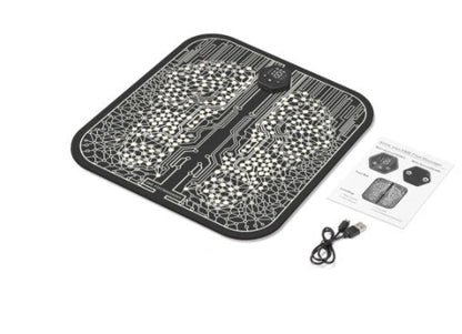 Premium electric foot massager with adjustable settings, wireless remote control, and intelligent power-off protection for a customised relaxation experience.