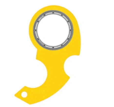 Premium fidget spinner keychain made with durable zinc alloy, available in multiple vibrant colours for stress relief and improved focus