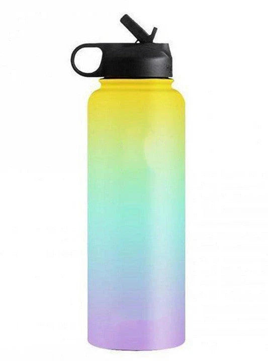 Premium stainless steel insulated tumbler with push-button lid and sleek design for outdoor adventures and active lifestyles.