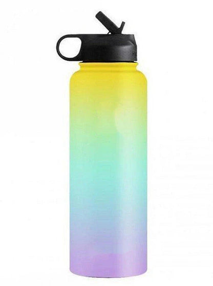Premium stainless steel insulated tumbler with push-button lid and sleek design for outdoor adventures and active lifestyles.