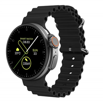 New K9 Smart Watch with 1.39-inch round screen, wireless charging, NFC payment, and comprehensive health monitoring features