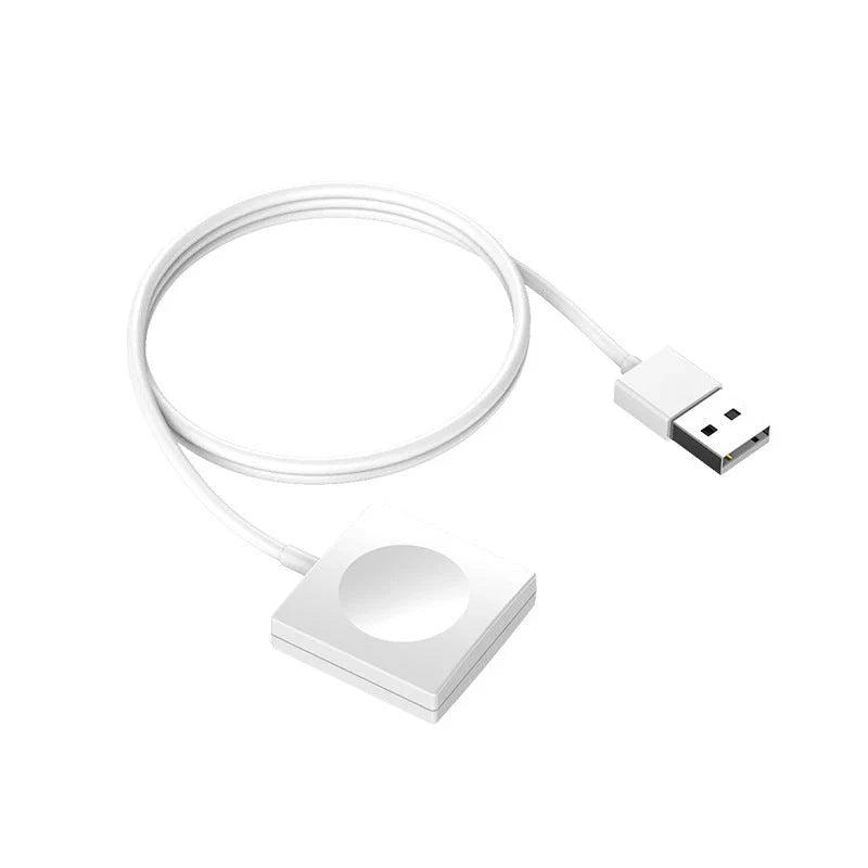 Portable wireless charger for Apple Watch with charging dock station stand and USB charging capabilities