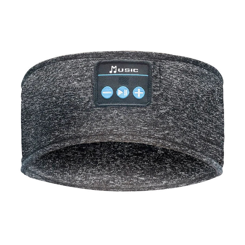 Wireless music headband with Bluetooth, hands-free calling, and voice control features