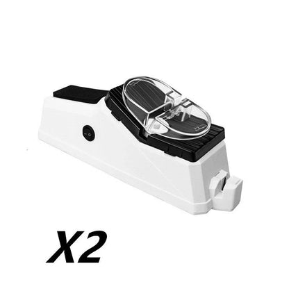 Premium electric knife sharpener with high-powered motor and precision grinding wheels for rapid blade honing