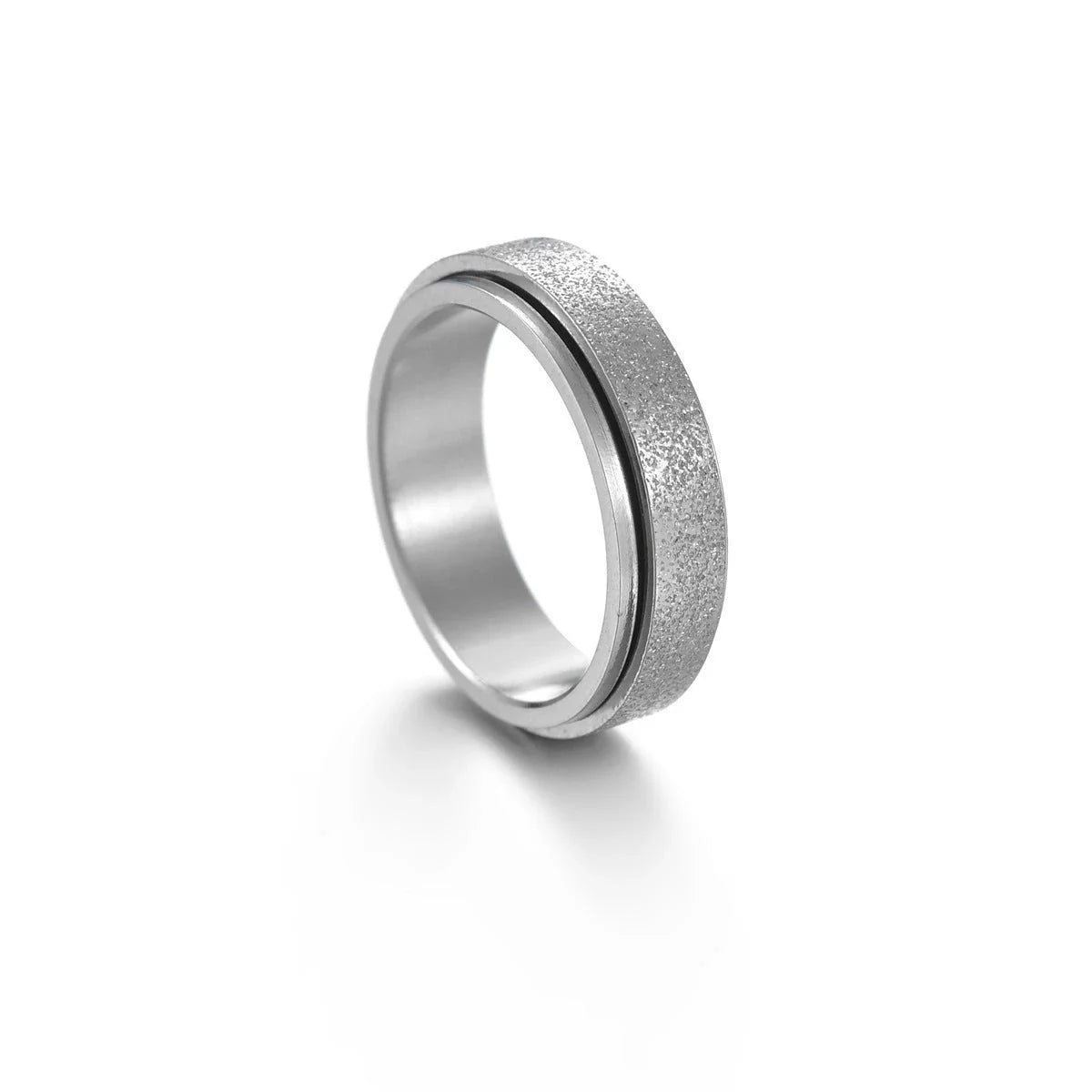 Titanium steel rings with captivating celestial designs including stars, moons, and floral motifs