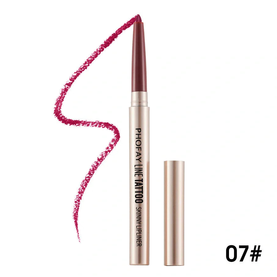 PHOFAY Lipliner with waterproof and anti-fading properties for long-lasting lip definition