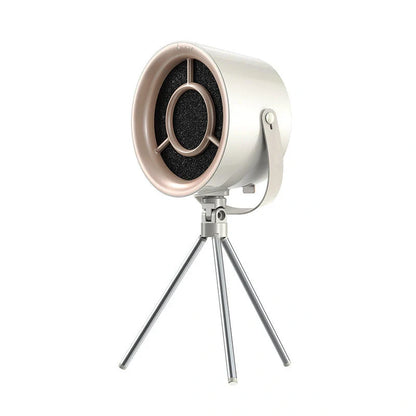 2024 Portable Desktop Exhaust Fan in milky white with USB charging