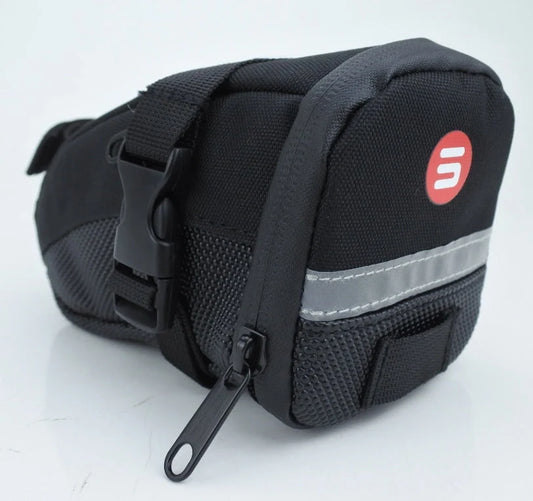 Durable, weatherproof bicycle saddle bag with spacious storage for cycling essentials