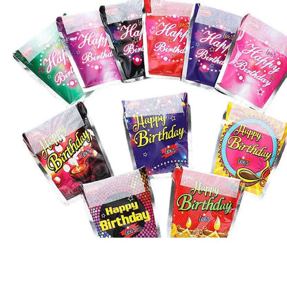 Automatic inflatable spray balloon with confetti for parties