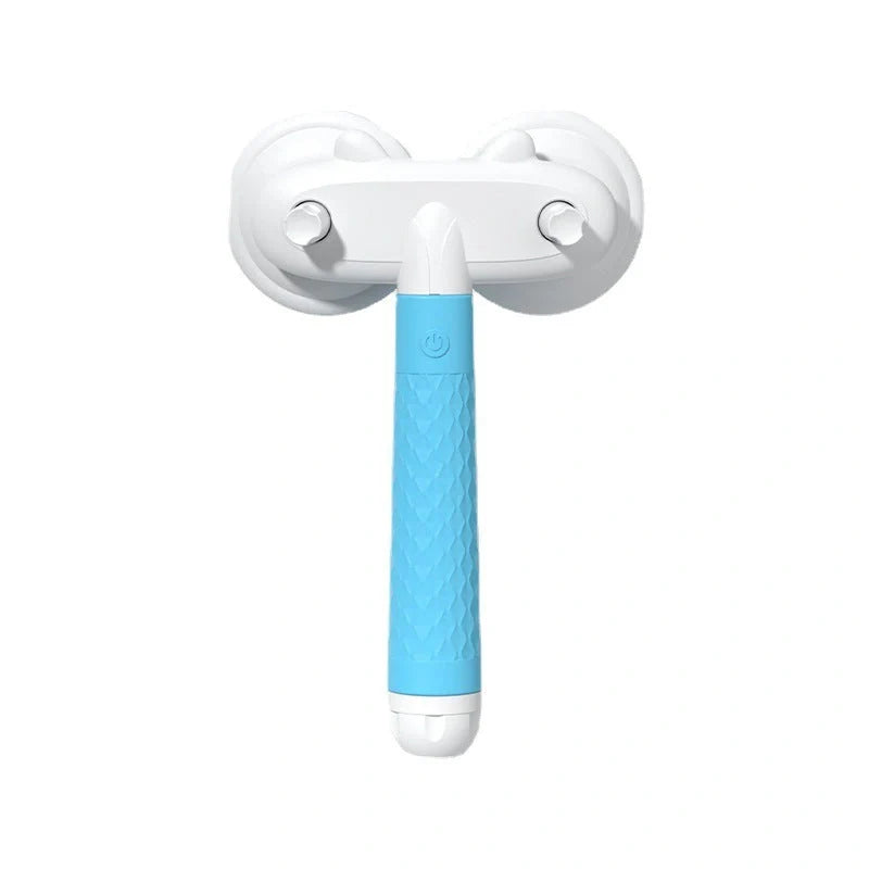 Double-headed negative ion pet brush with self-cleaning feature in various colours