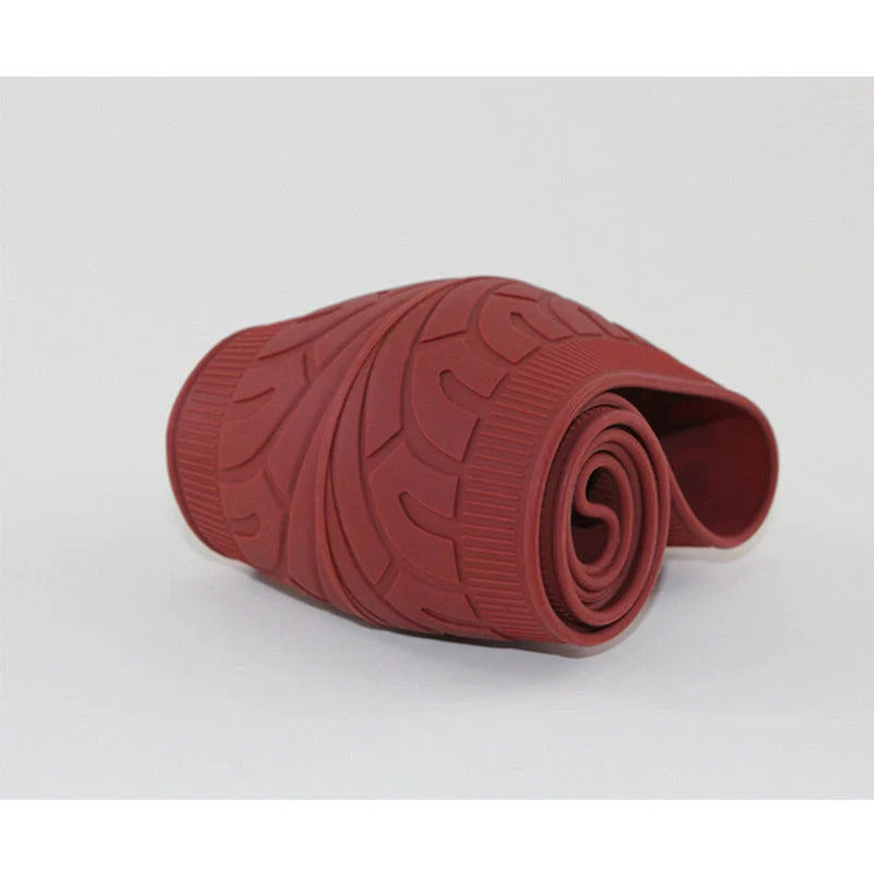 Anjiemei Silicone Steering Wheel Cover in various colours on a car steering wheel