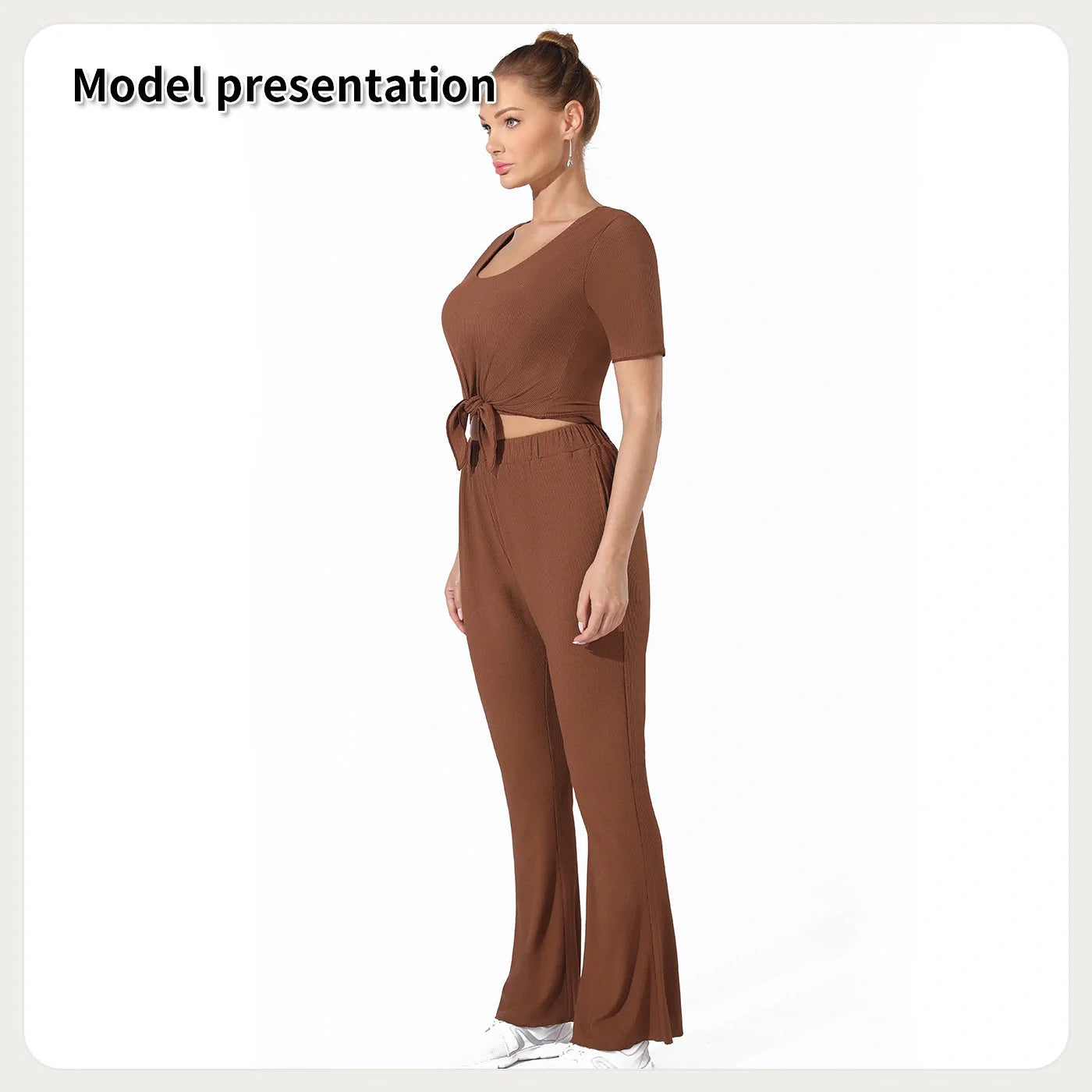 Dark green top and pants set for comfortable casual wear