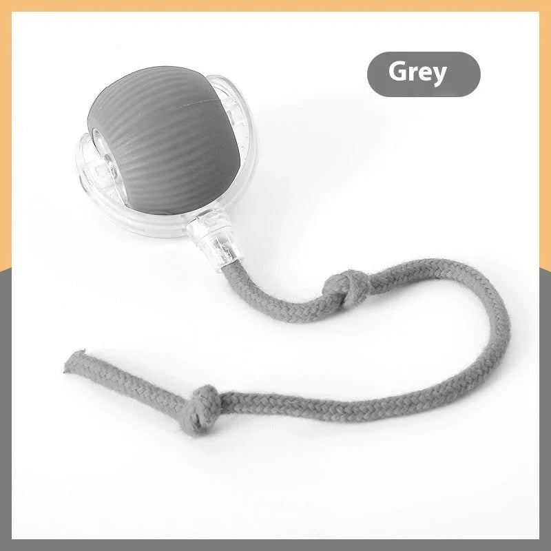 Interactive cat toy ball with premium drive mechanism, auto shut-off, and wake-up features for engaging feline playtime