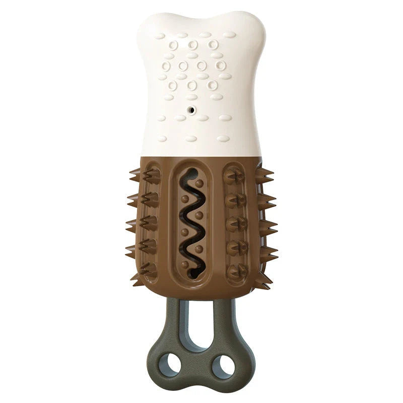 Cooling chew toy in popsicle shape, designed to keep pets refreshed and clean their teeth
