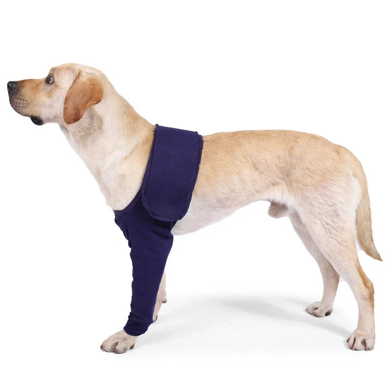 Anti-licking sleeve for dogs in denim dark blue, sizes XXS to 3XL