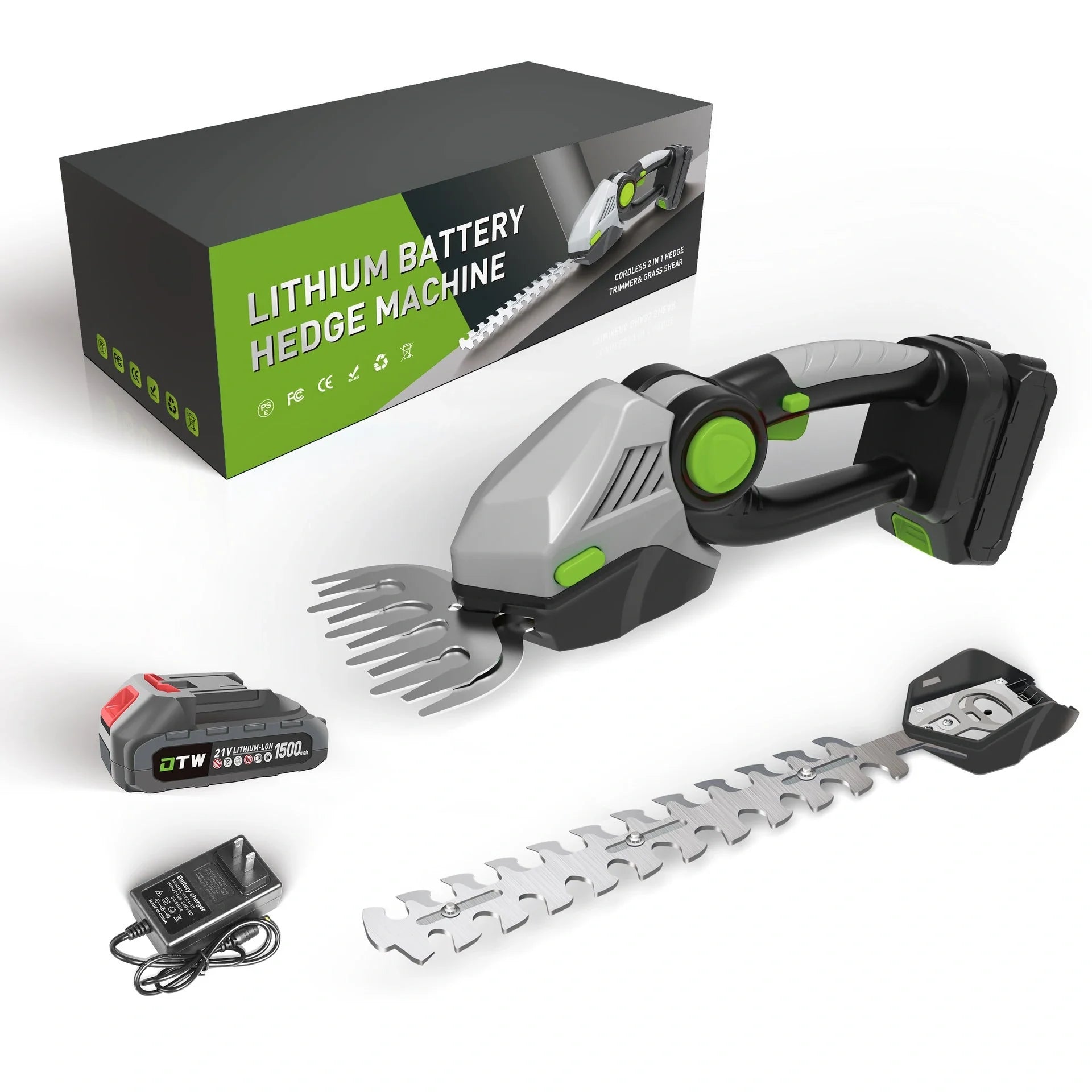 Wireless handheld electric hedge trimmer for easy garden maintenance