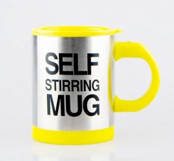 Automatic stirring electric mug in various colours with leak-proof design