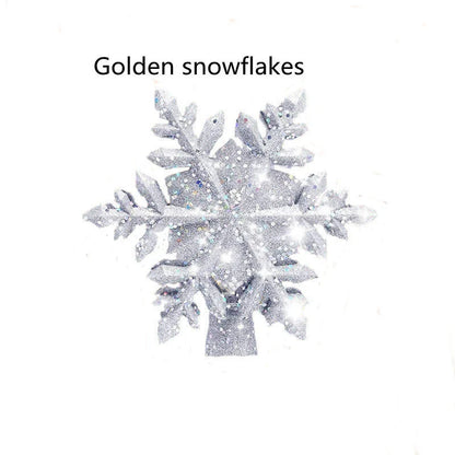LED Projection Christmas Tree Topper with snowflake and star designs for festive decoration
