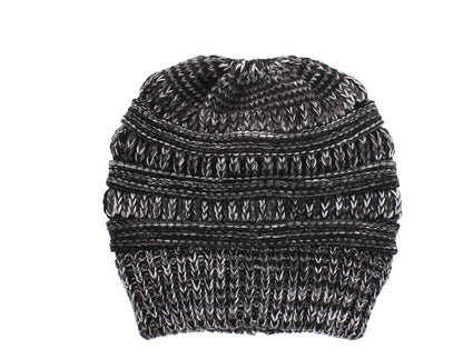 Stylish knitted wool beanie for British ladies with a discreet ponytail hole and a variety of vibrant colour options