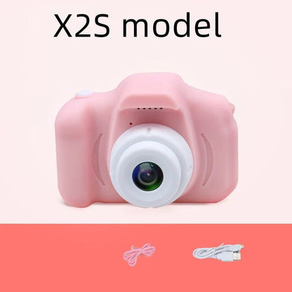 A colorful, cartoon-inspired digital camera for kids with fun filters and high-quality features