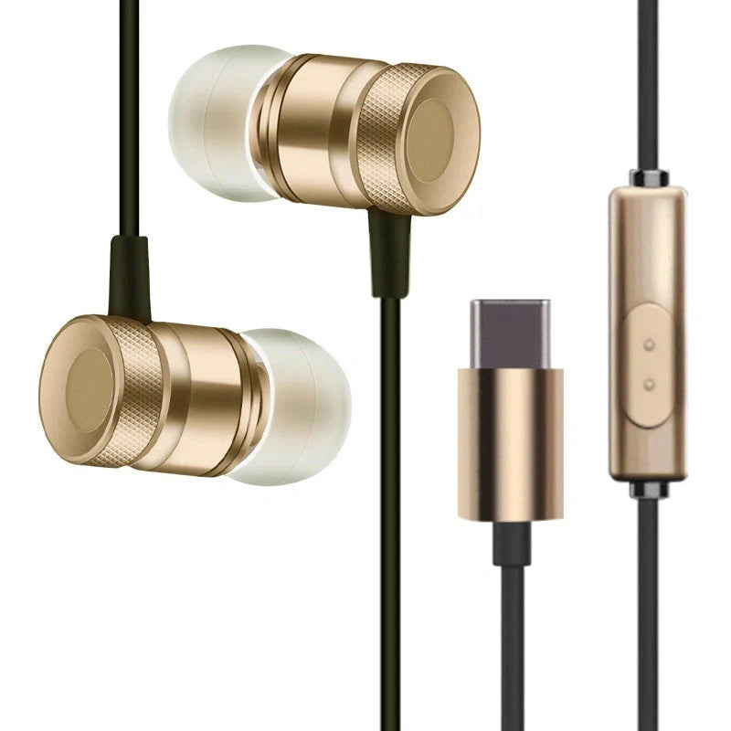 Eco-friendly in-ear headphones with TPE material, 10mm horn diameter