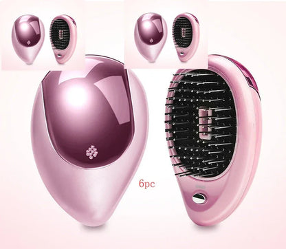 Relaxing Vibration Massage Hair Comb with Negative Ions for Soothing Scalp and Shiny, Healthy Hair