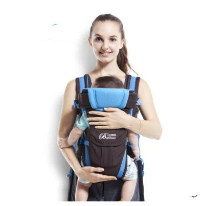 A comfortable double-shoulder baby carrier for British mums and their little ones, featuring adjustable straps and supportive design.