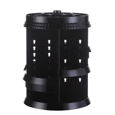 Diamond Wave Makeup Organiser with 360-degree rotating compartment and premium finishes