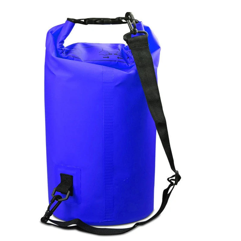 2L waterproof dry bag in various colours for outdoor activities
