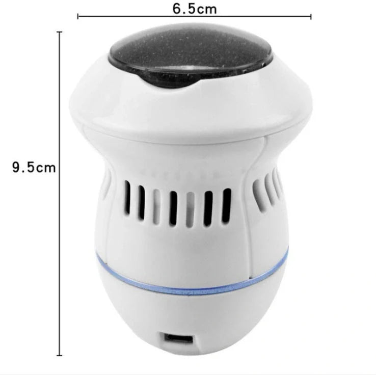 Electric foot file grinder with diamond heads for dead skin removal