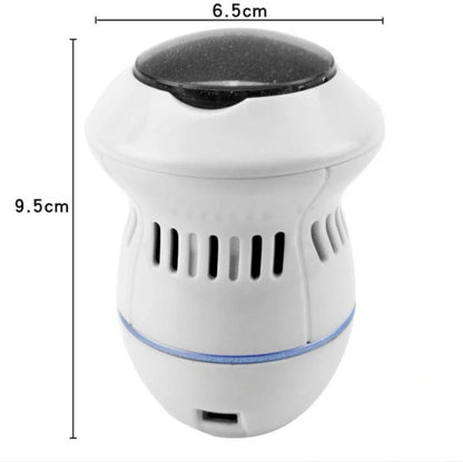 Electric foot file grinder with diamond heads for dead skin removal