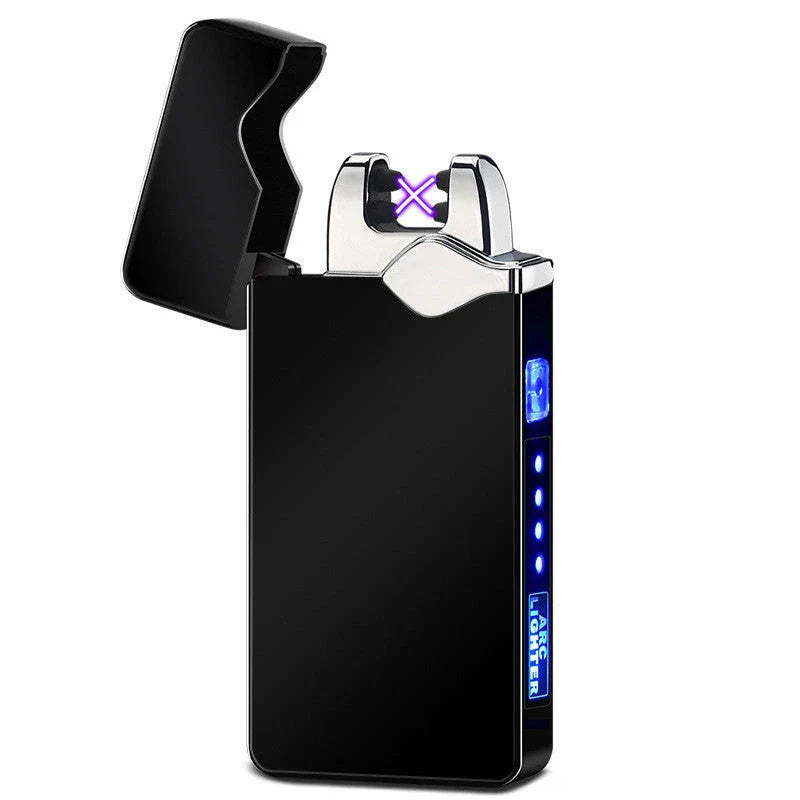 Fingerprint-Activated Lighter in Various Color Options with Stylish Ice Plating Finish