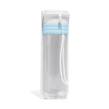 Portable dog water cup with one-click lock for outdoor travel