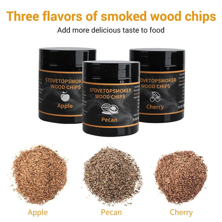 Premium charcoal smoking set with all accessories for creating delicious smoked dishes at home
