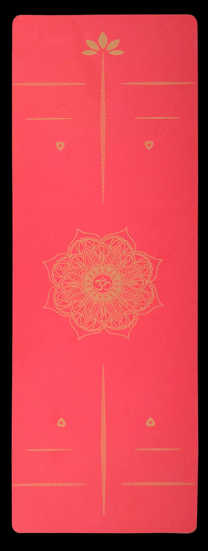 6mm thick yoga mat in black, red, or white for enhanced comfort and durability