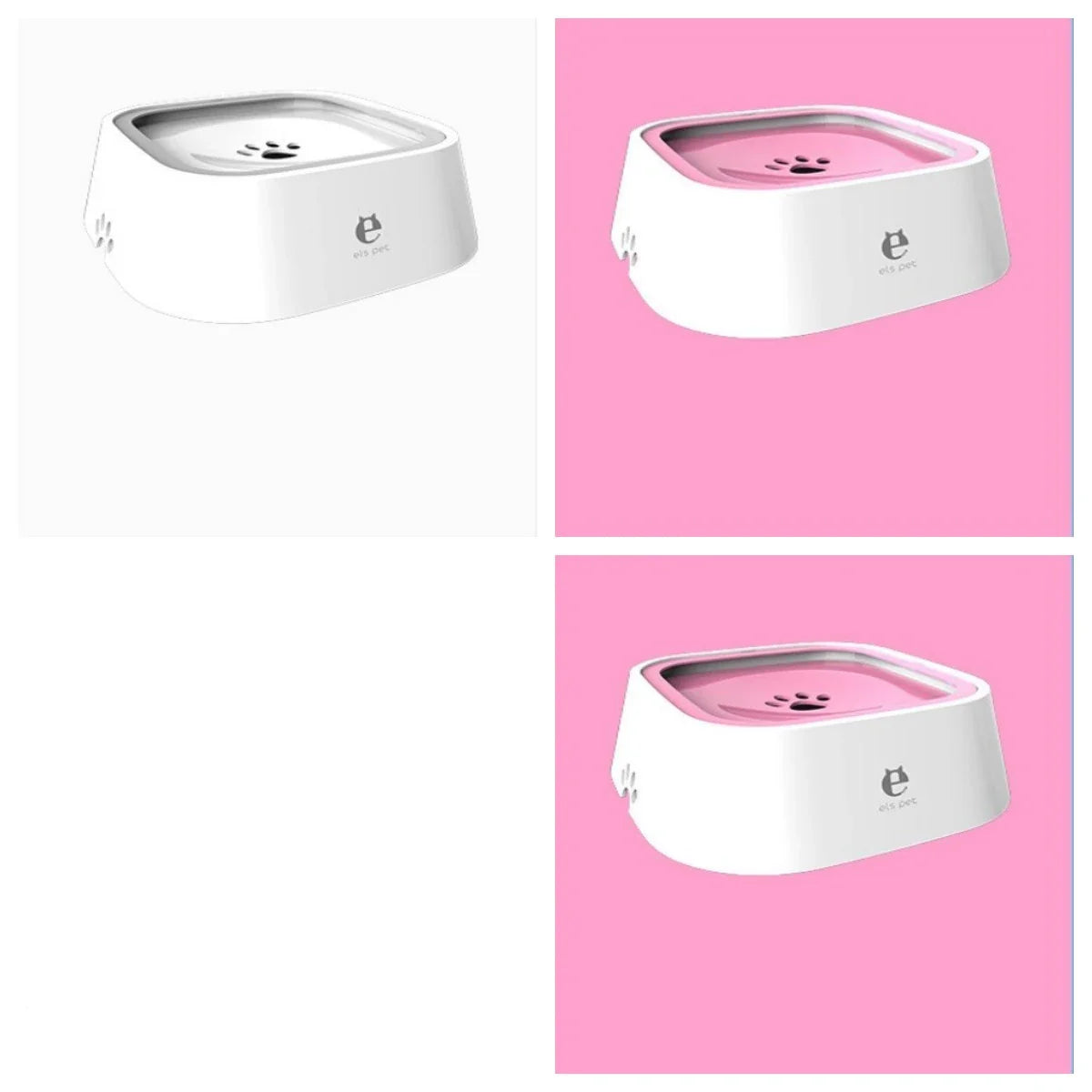 Spill-Proof Floating Pet Water Bowl with Slow Water Intake, Premium ABS & PP Construction, Available in Various Colors and Quantities