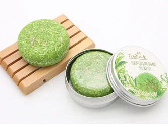 Natural Plant Shampoo Bar with essential oils for healthy hair care