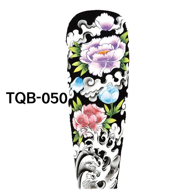 Waterproof Full Arm Tattoo Sticker in various colours for temporary body art
