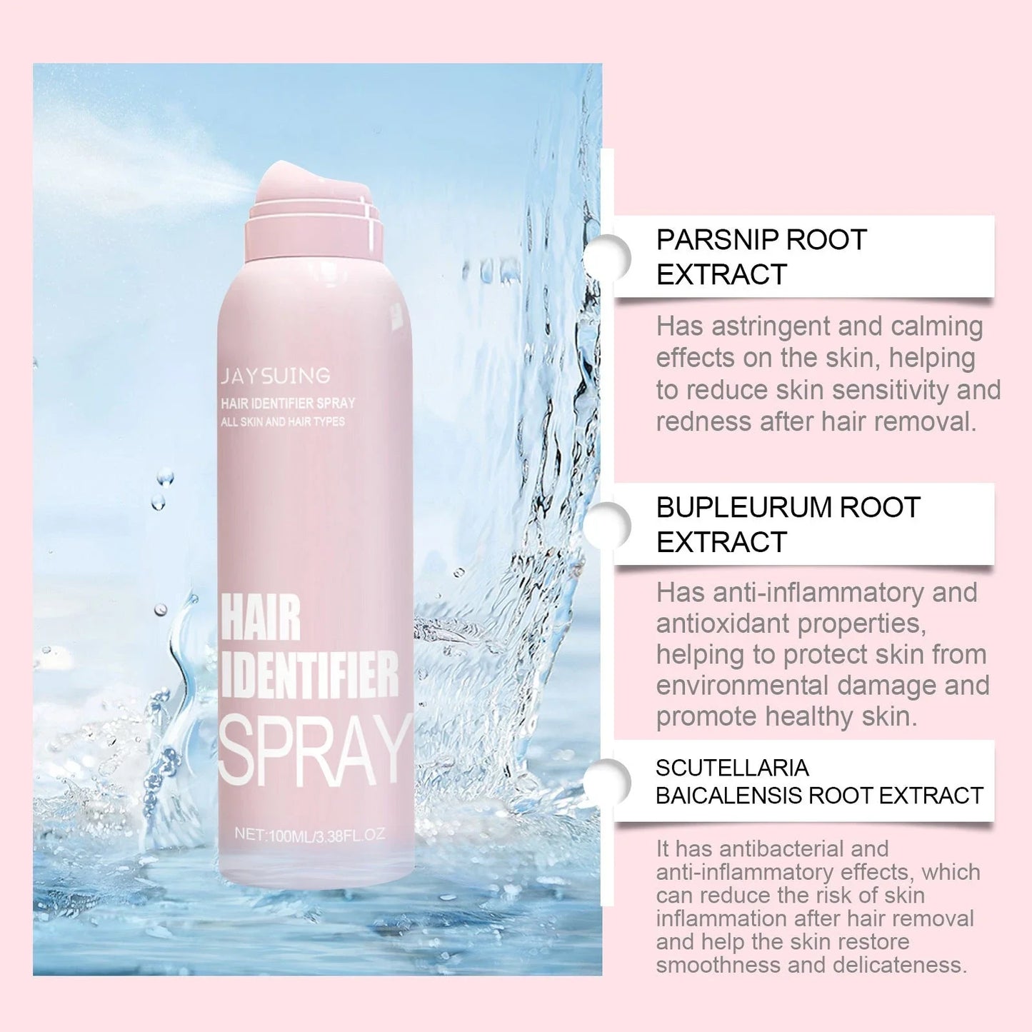 Dermaplaning Facial Hair Remover Spray - Moisturizing Set for Smooth, Radiant Skin