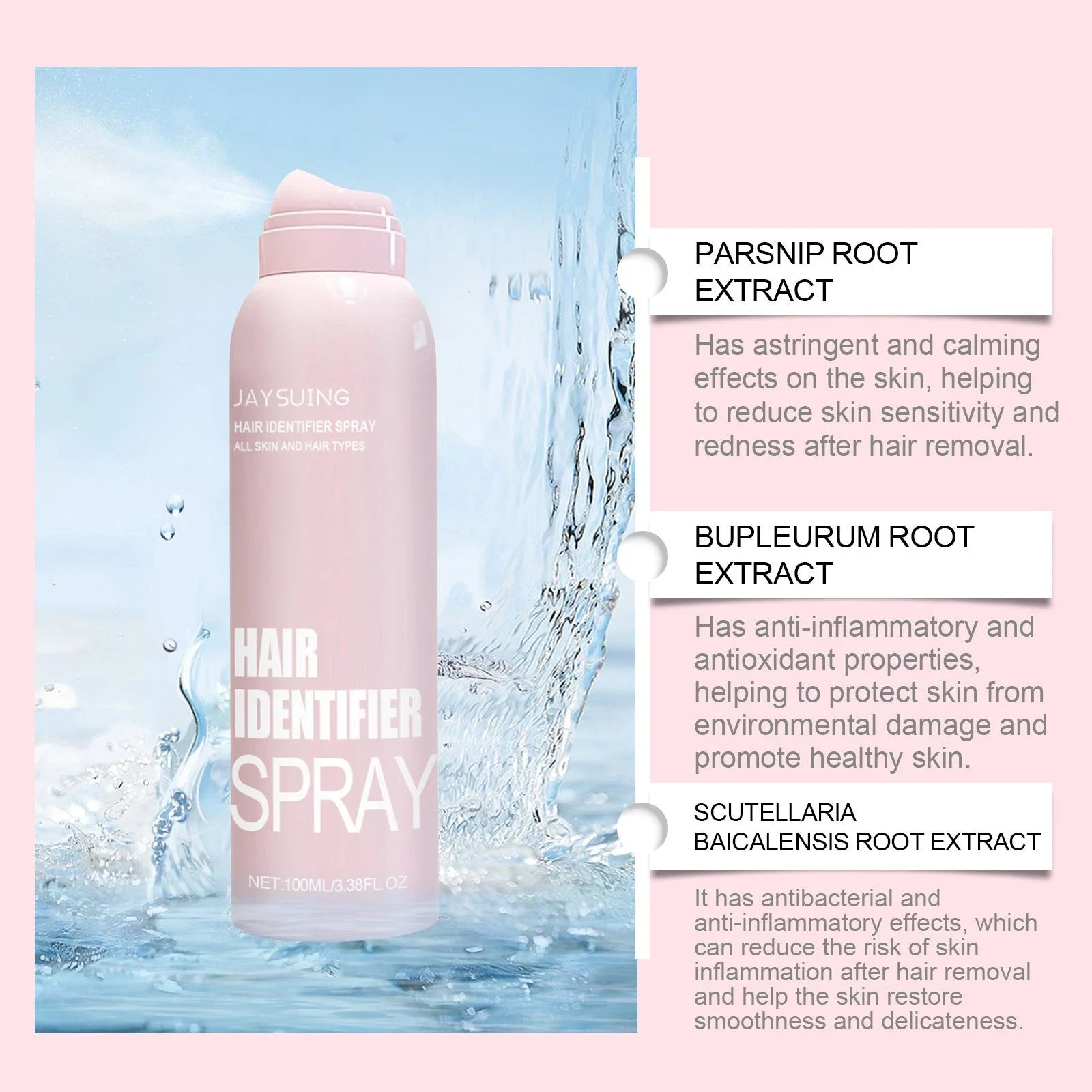 Dermaplaning Facial Hair Remover Spray - Moisturizing Set for Smooth, Radiant Skin
