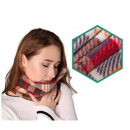 Cozy U-Shaped Travel Neck Pillow with Detachable Scarf for Comfortable and Versatile Travel