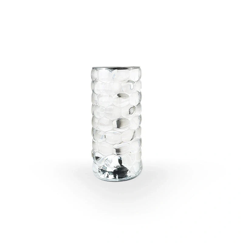 Crystal table lamp with teardrop shape and 16-colour LED options for modern romantic lighting