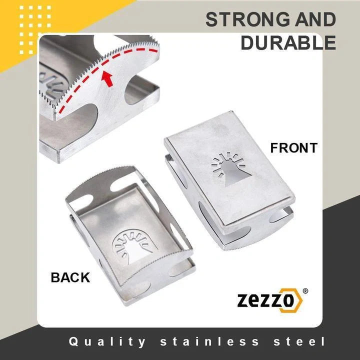 Stainless steel square slot milling cutter for precise drywall cuts