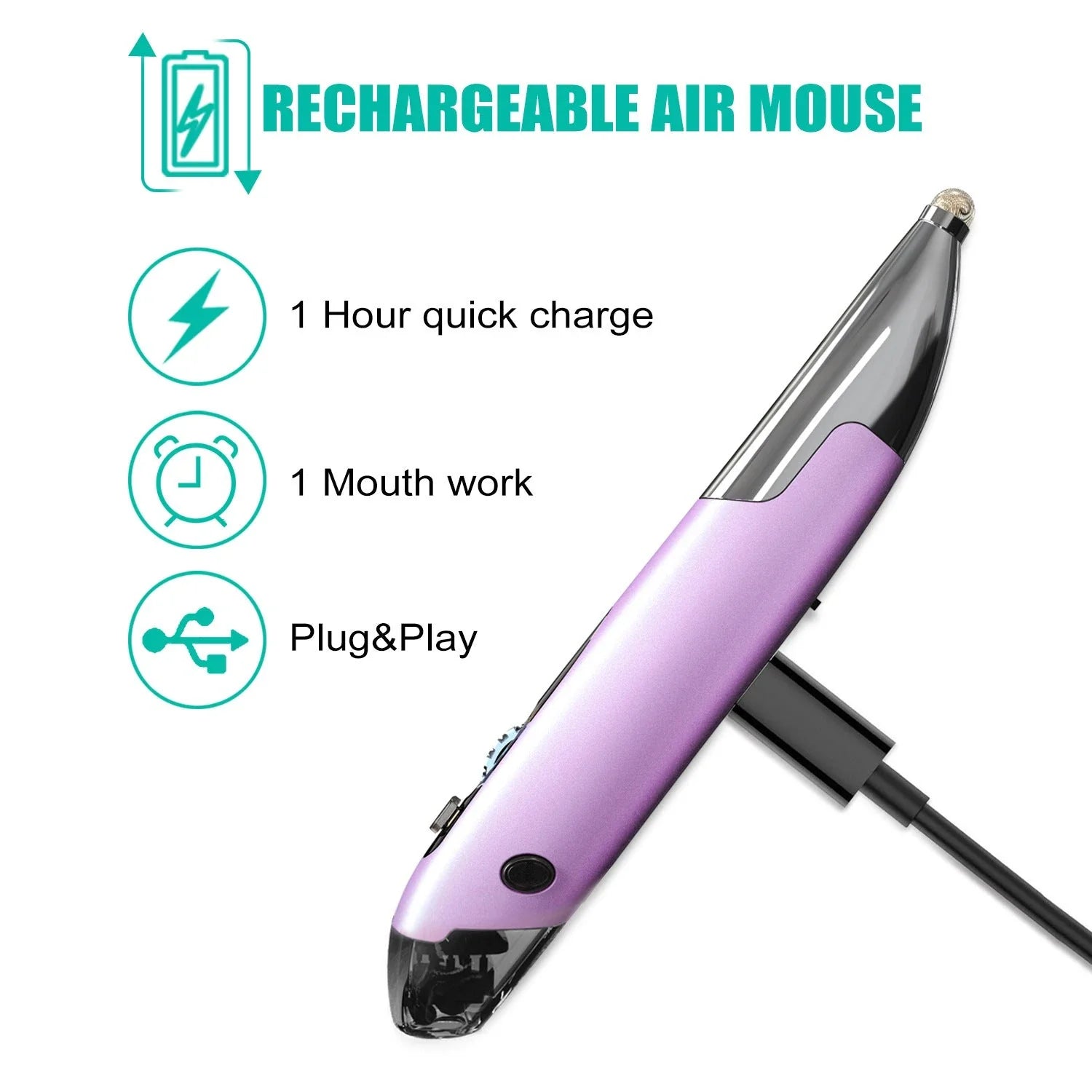 Ergonomic Wireless Vertical Pen Mouse with Adjustable DPI and Customisable Buttons for Seamless Computing