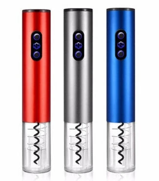 Automatic Electric Wine Opener - Easily open wine bottles with the push of a button, featuring a durable aluminum alloy construction and integrated foil cutter.