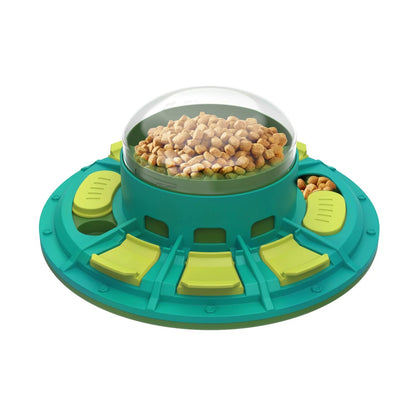 Interactive dog puzzle toy for IQ improvement and slow feeding