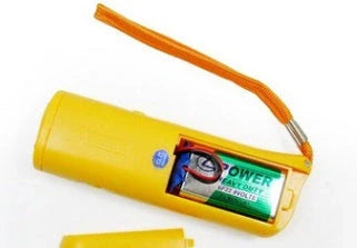 3-in-1 Anti Barking Dog Training Device with ultrasonic repeller and LED flashlight