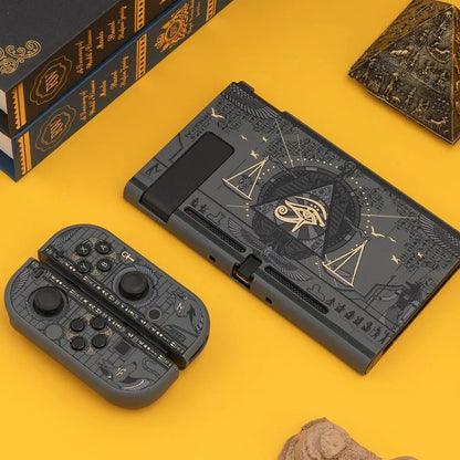 Mysterious Egypt themed Nintendo Switch Protective Shell with grip controller