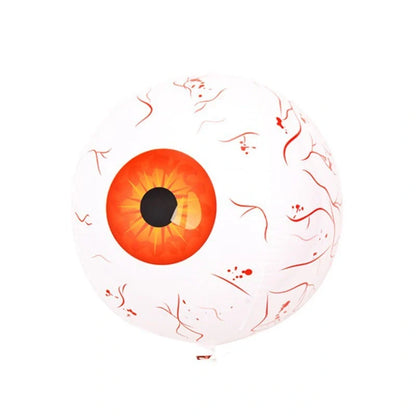Halloween Eyeball Balloon with vivid bloodshot design for spooky decorations